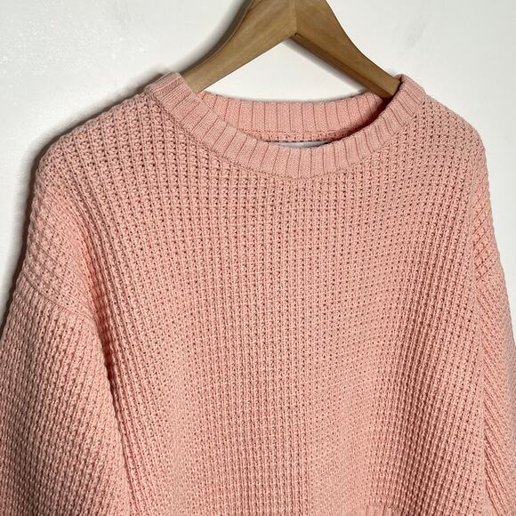 Heartworking Knitwear I Love Mr Mittens Womens Cropped Sweater XS/S Peach Cotton - Picture 3 of 7